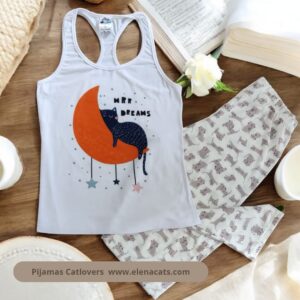 PIJAMAS PANTALON GATOS