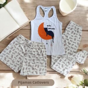 PIJAMAS PANTALON GATOS