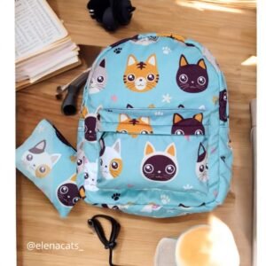 MORRAL DE GATO AZUL