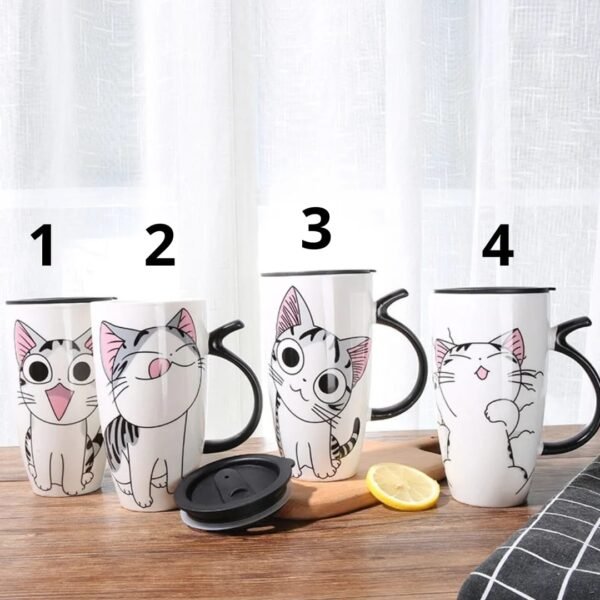 VASO CON DISEÑO DE GATO - Imagen 2