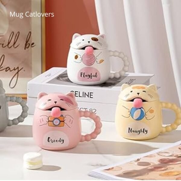 MUG DISEÑO DE GATO LENGUA