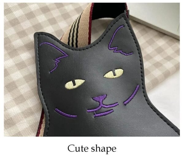 BOLSO SILUETA DE GATO - Imagen 3