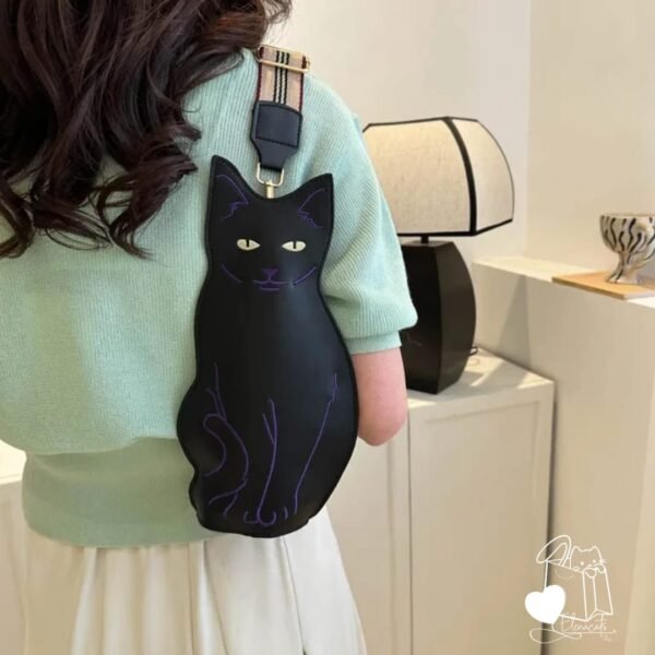 BOLSO SILUETA DE GATO