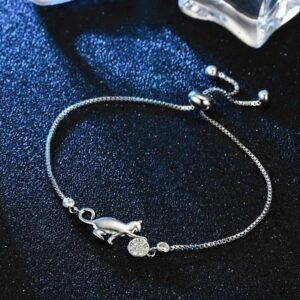 PULSERA DE GATO CON LANA
