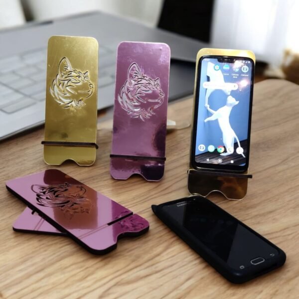 SOPORTE PARA CELULAR DISEÑO DE GATO