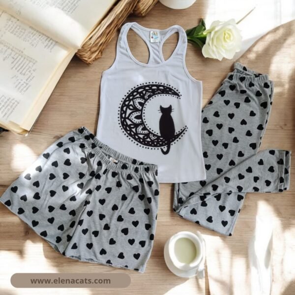 PIJAMAS PANTALON CORAZONES