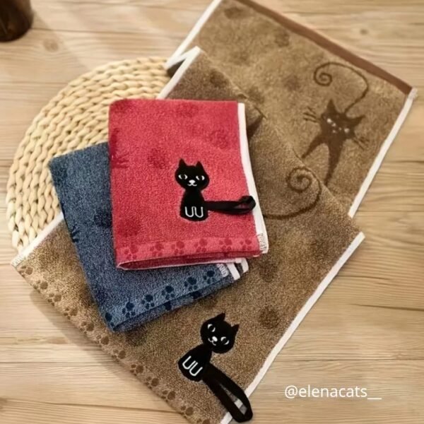 TOALLAS DISEÑO DE GATO - Imagen 2