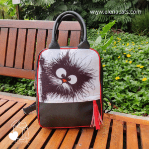 BOLSO DE MANO GATO DESPEINADO