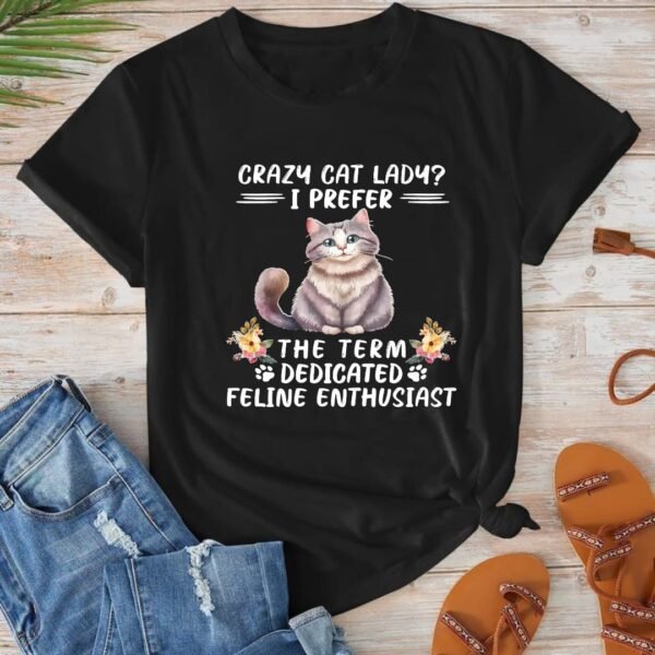 CAMISETA ALGODON CRAZY CAT