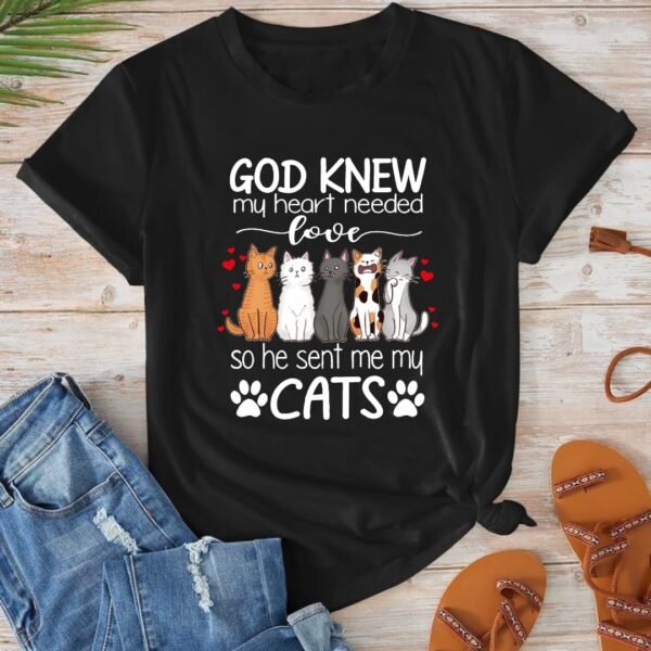 CAMISETA ALGODON LOVE CATS