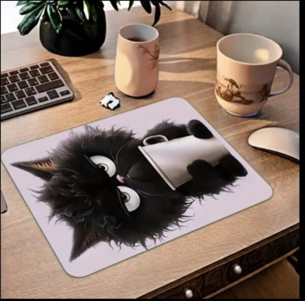PAD MOUSE CON DISEÑO DE GATO Y CAFÈ