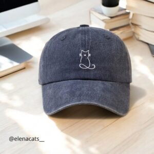 GORRA SILUETA DE GATO