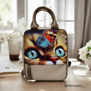 PREVENTA BOLSO DE MANO GATO MARIPOSA