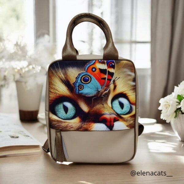 PREVENTA BOLSO DE MANO GATO MARIPOSA