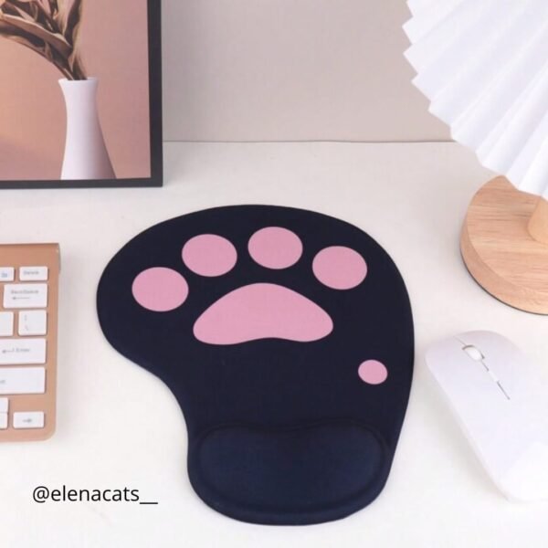 PAD MOUSE CON DISEÑO HUELLA DE GATO