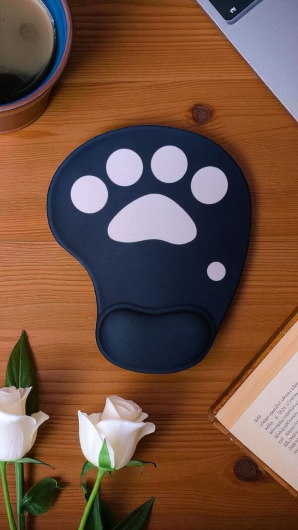 PAD MOUSE CON DISEÑO HUELLA DE GATO - Imagen 2