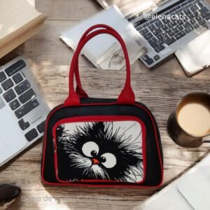 BOLSO DE MANO GATO BIGOTES