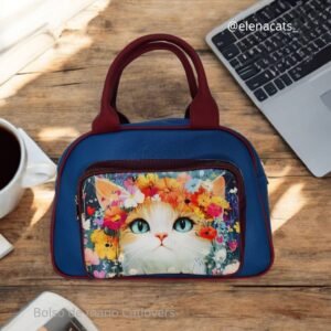 BOLSO DE MANO PRINCESA AZUL