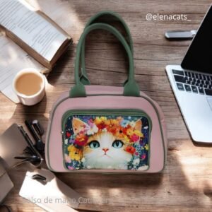 BOLSO DE MANO PRINCESA VERDE