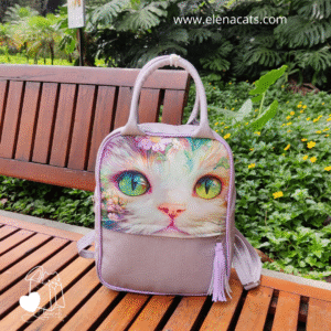 BOLSO DE MANO PRINCESA LILA
