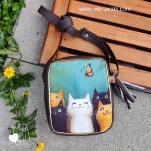 BOLSO DE MANO GATOS MARIPOSA