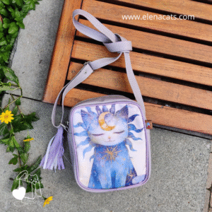 BOLSO DE MANO GATA LUNA