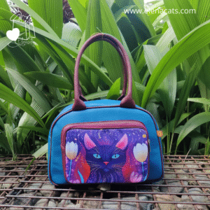 Bolso tipo cartera con diseño de gato