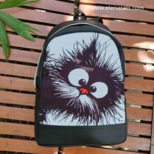 MORRAL DISEÑO GATO DESPEINADO