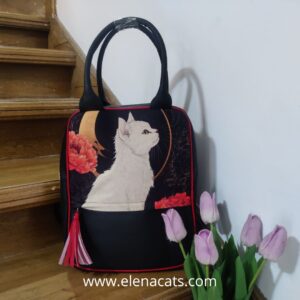 BOLSO DE MANO GATO  LUNA