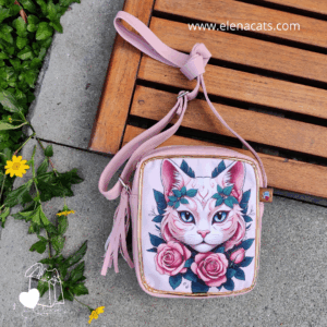 Bolso Manos Libres Gato Corona