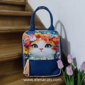 BOLSO DE MANO GATA PRINCESA