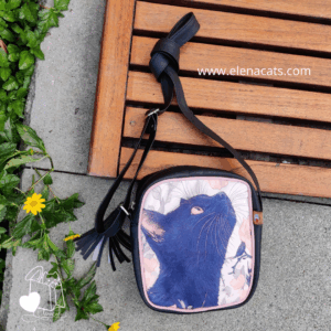 Bolso Manos Libres Gato Negro