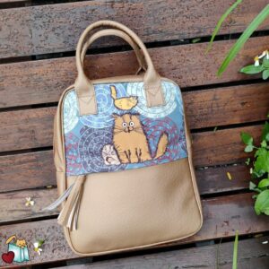 Bolso De Mano Gato Pelitos