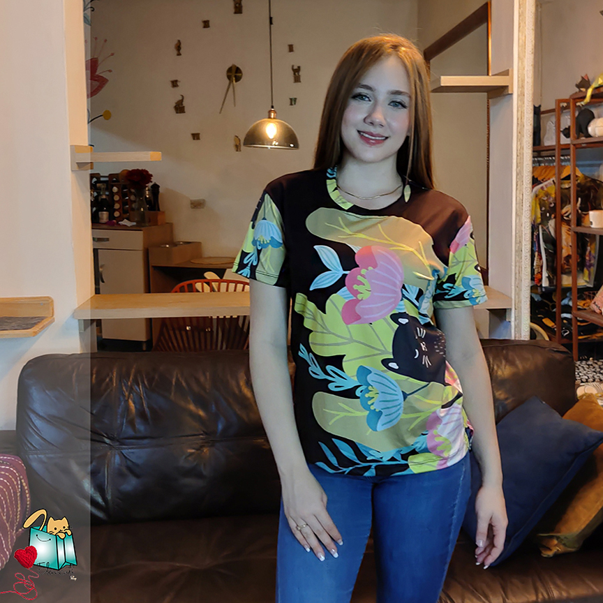Camiseta Liquidacion Gato Naturaleza