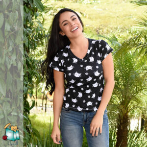 Camiseta Gatos Blancos