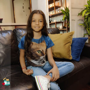 Camiseta Niña Gato Raton