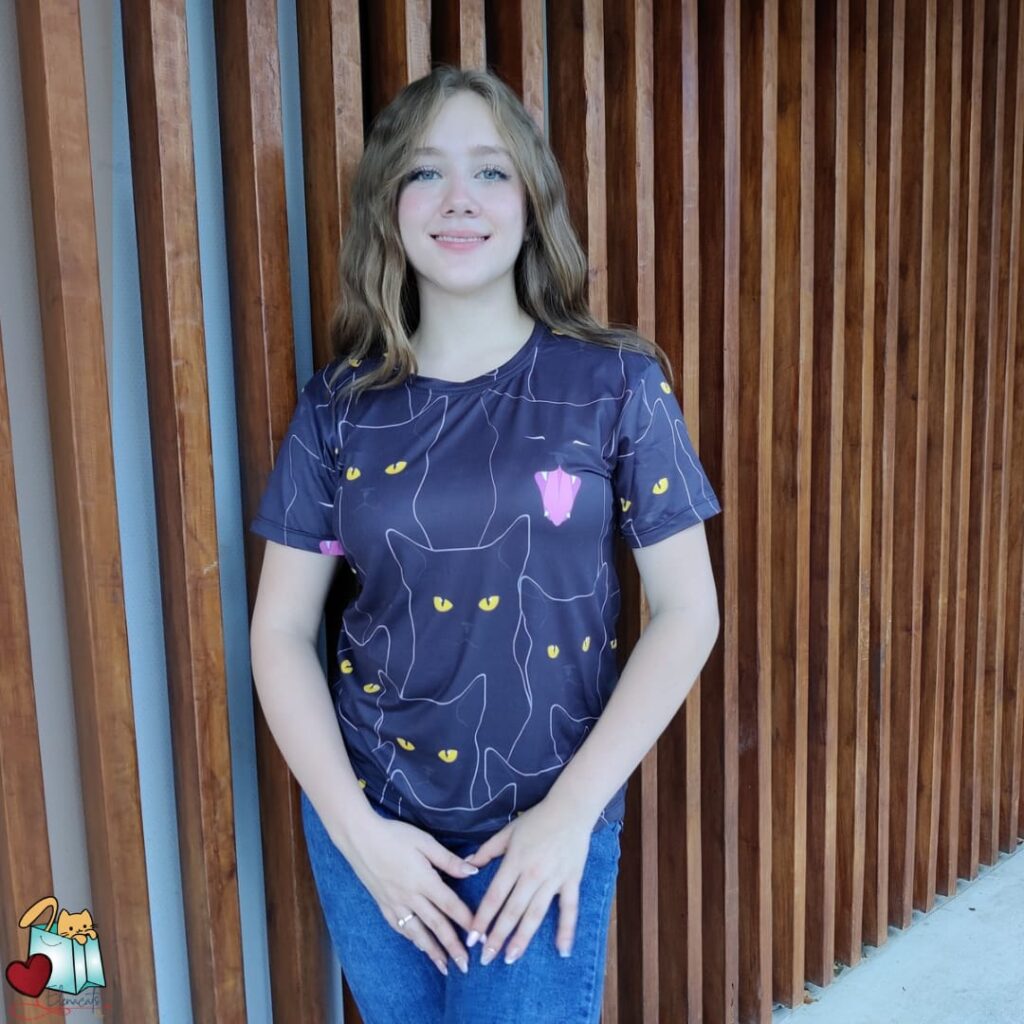 Camiseta Gatos Negros