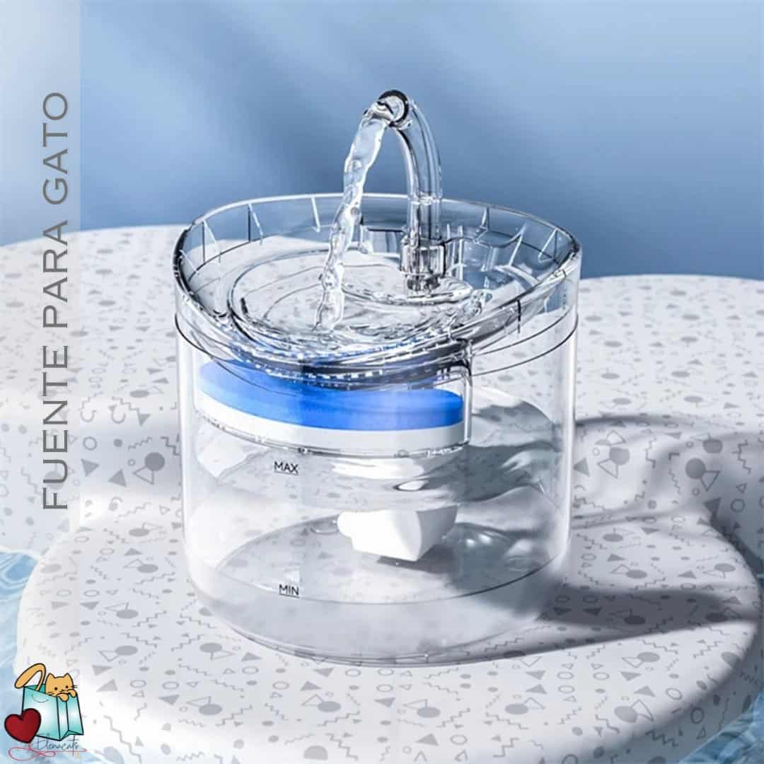 Fuente Transparente Para Gatos - Imagen 3