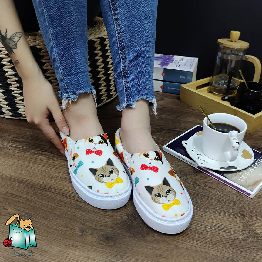 Zapatos De Mujer Gato Corbatin - Imagen 5