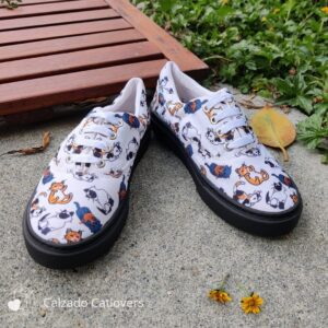Zapatos De Mujer Blanco Gatos