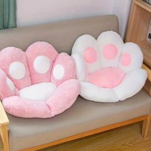 COJIN GATO HUELLA DE GATO COLOR BLANCO