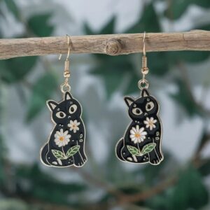 ARETES GATOS FIGURA DE GATO