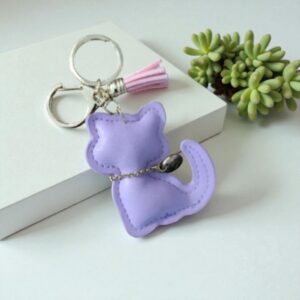 LLAVERO CON DISEÑO DE GATO