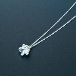 COLLAR HUELLA CORAZON GATO