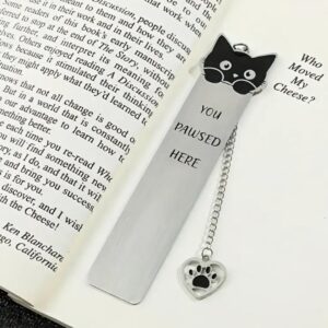 SEPARADOR DE LIBROS CON DISEÑO DE GATO