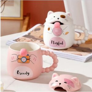 MUG CON DISEÑO DE GATO