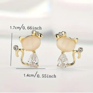 ARETES GATITO CUTE