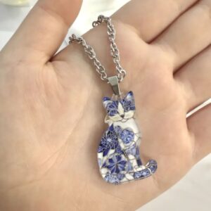 COLLAR  GATO MANDALA