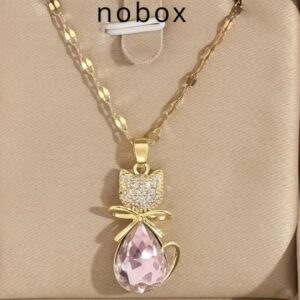 Collar Gato Rosa