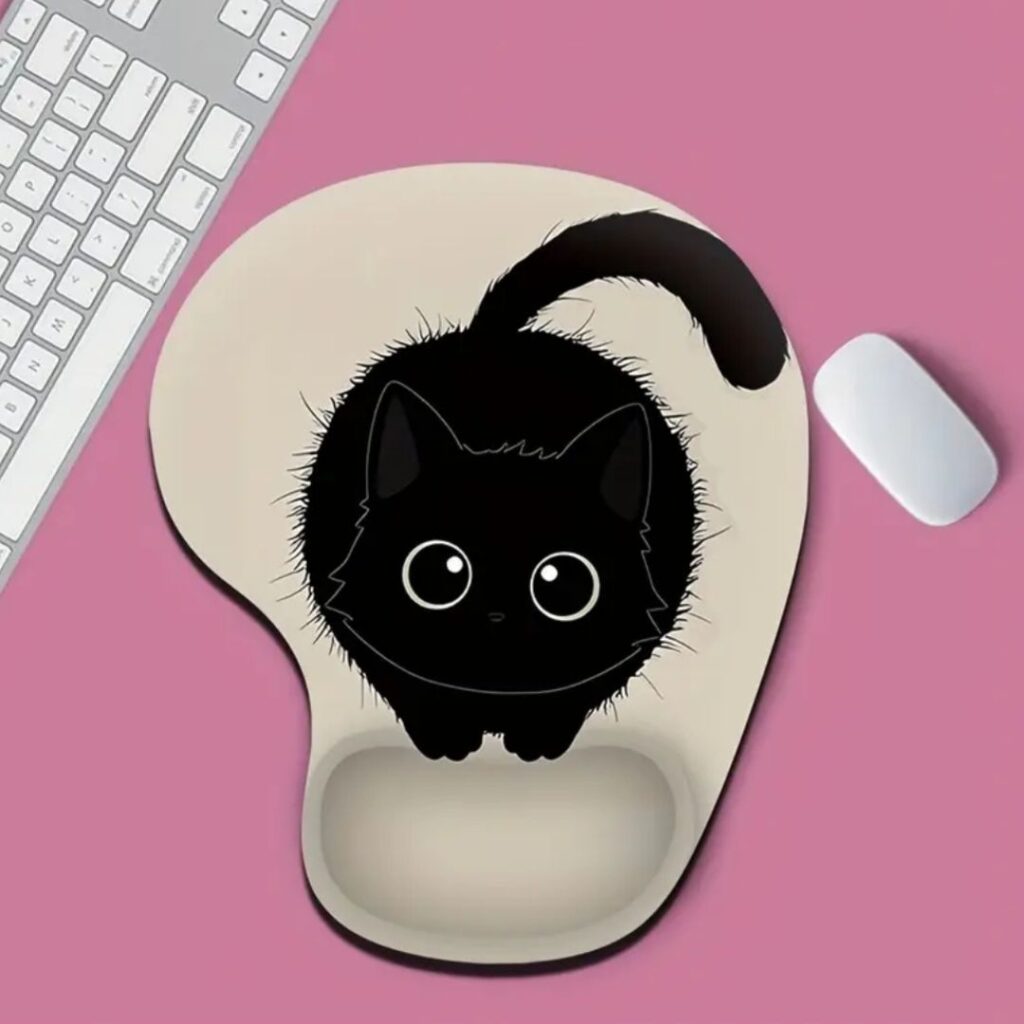 Pad Mouse Con Diseño Gato